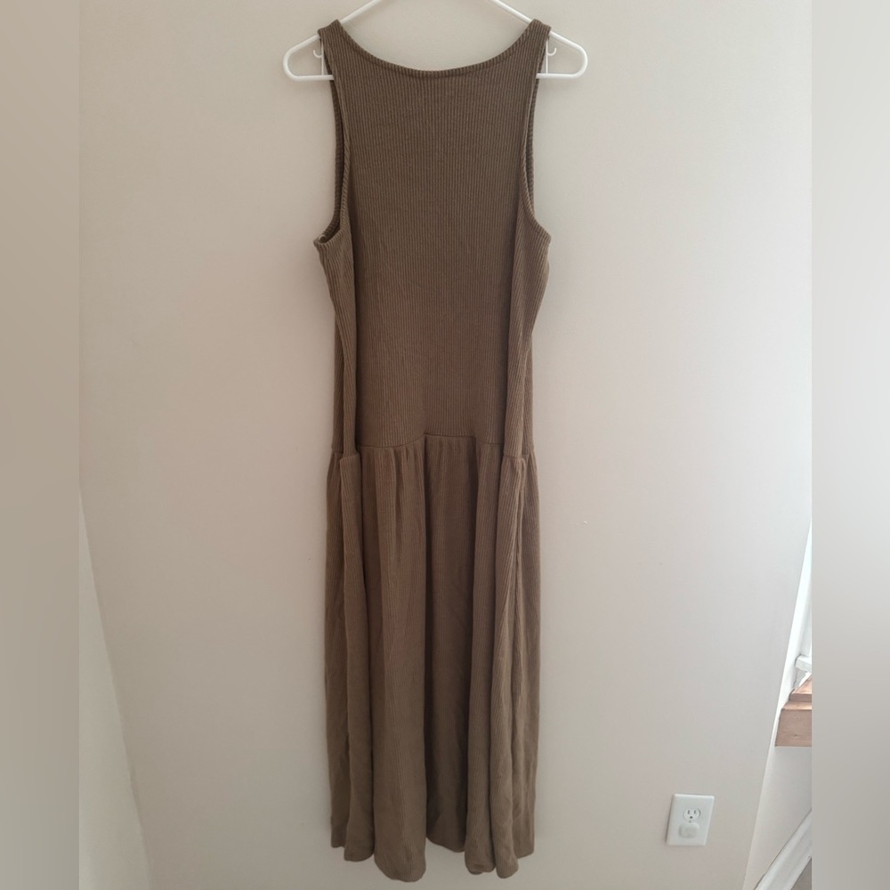 Universal Thread Women’s Drop Waist Ribbed Knit Midi Dress NWT Multiple Sizes - Picture 6 of 7